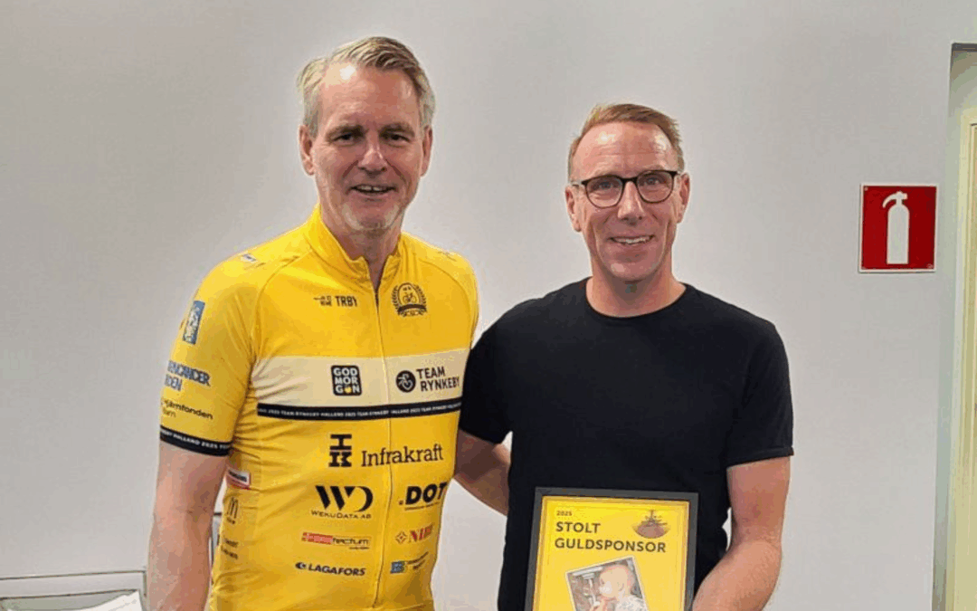 Stolt Guldsponsor – Team Rynkeby 🎗️🚴 ♀️ – God Morgon